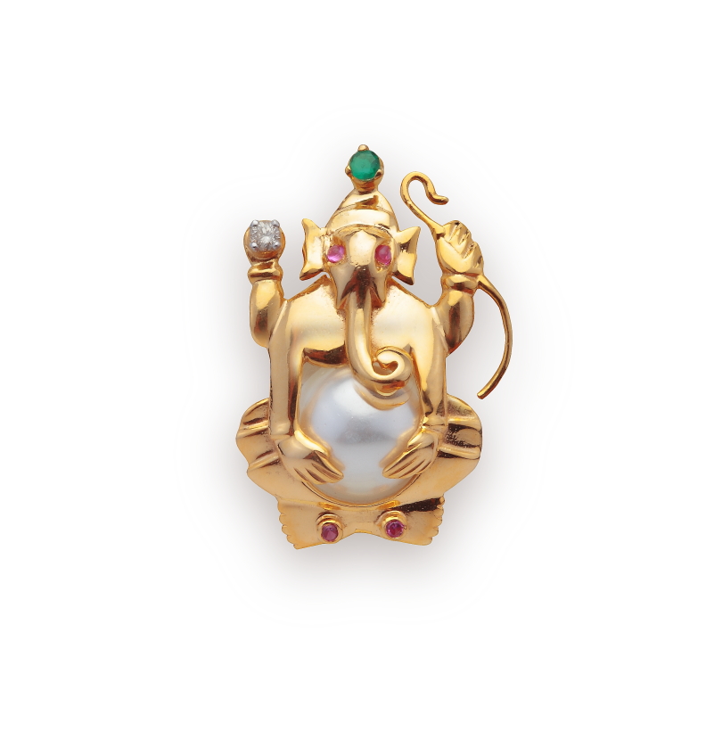 Lord Ganesha Pendants from Jet Gems