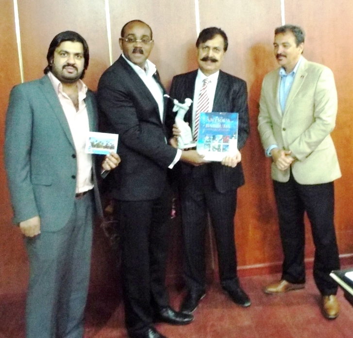 Prime Minister and Foreign Minister of Antigua and Barbuda visit Sweet