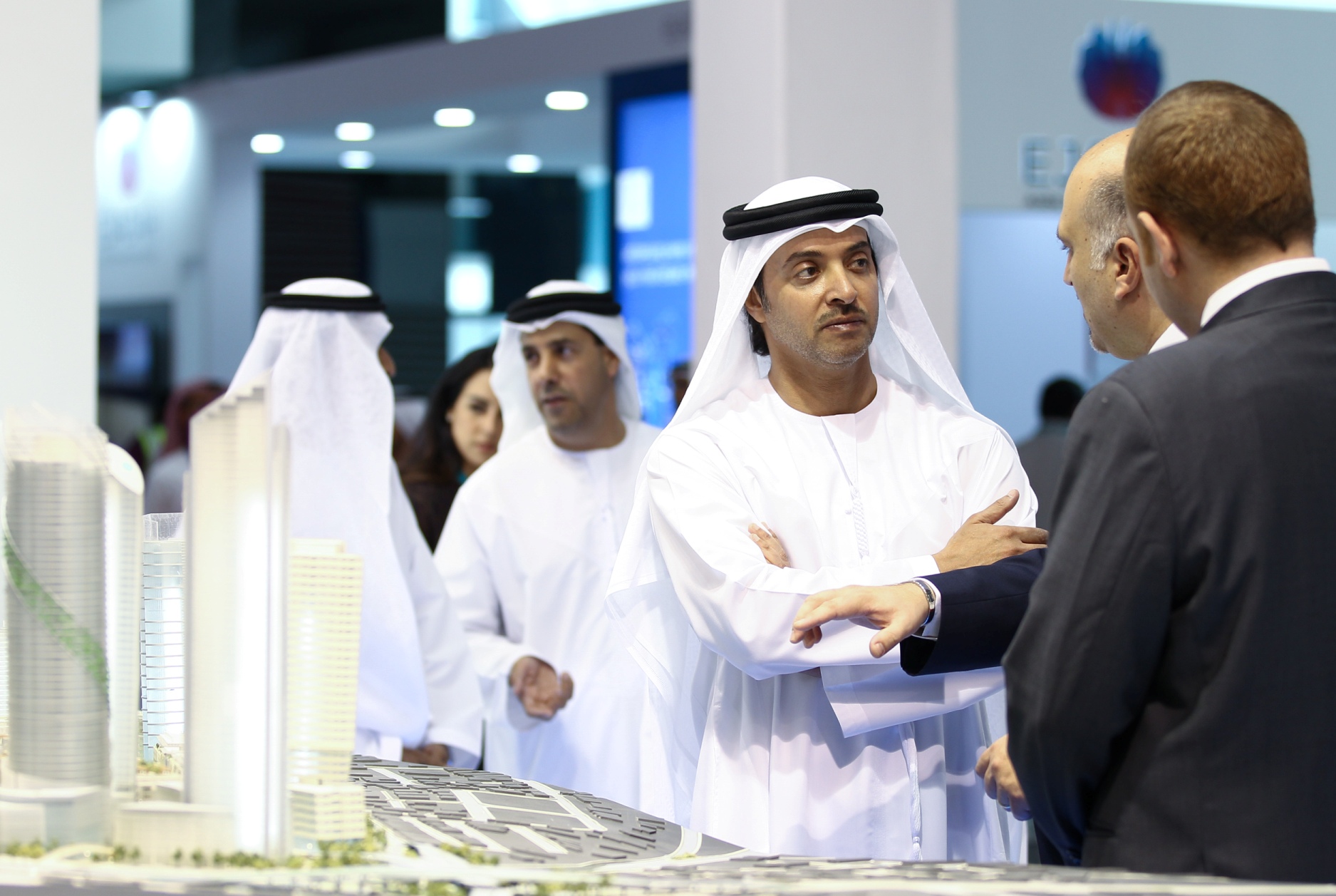 HIS HIGHNESS SHEIKH HAZZA BIN ZAYED AL NAHYAN OPENS CITYSCAPE ABU DHABI
